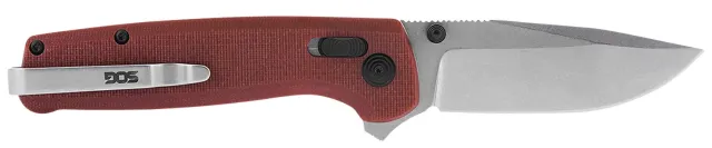 SOG SOGTM1023BX Terminus XR 2.95" D2 Steel Folding Knife Crimson G10 Handle - SOG