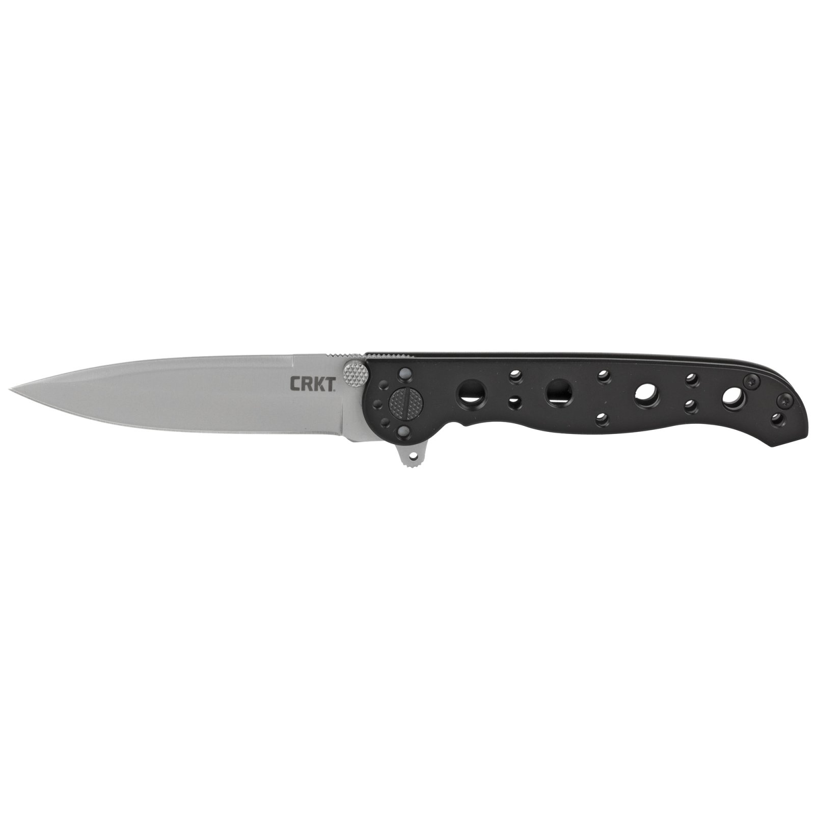 CRKT M16-01S Folding Knife 3.06" Spear Point 8Cr14MoV SS Blade Black Oxide Stainless Steel Handle