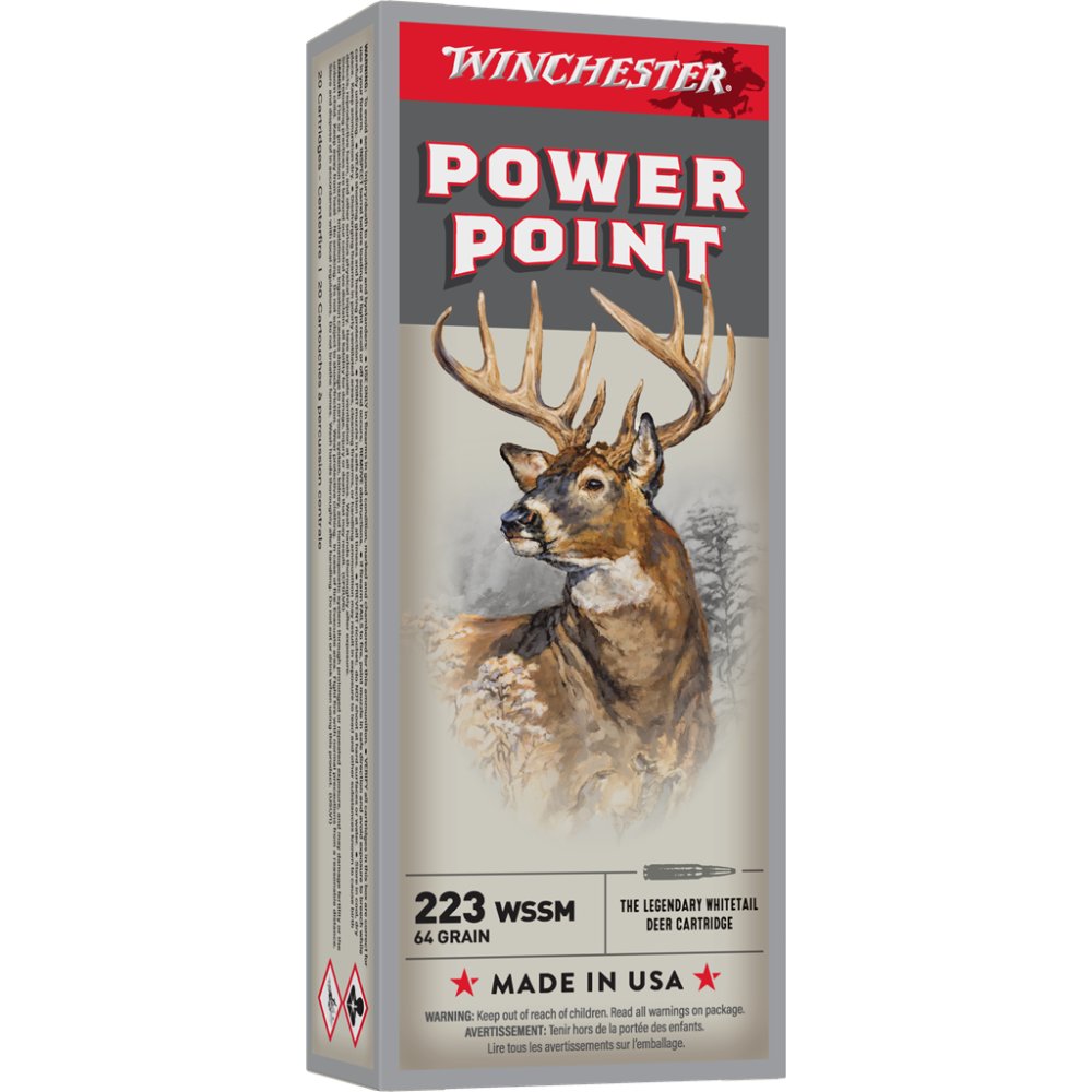 Description .... Super-X Centerfire Rifle Ammunition Caliber ........ 223 W - Winchester - 223 WSSM