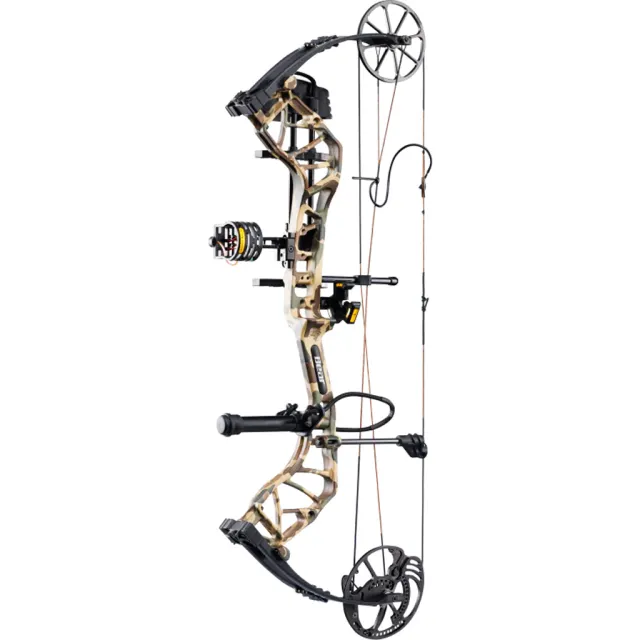 Bear AV54A100F7R Species XT RTH Bow 55-70 lbs RH 30" Axle 320 FPS