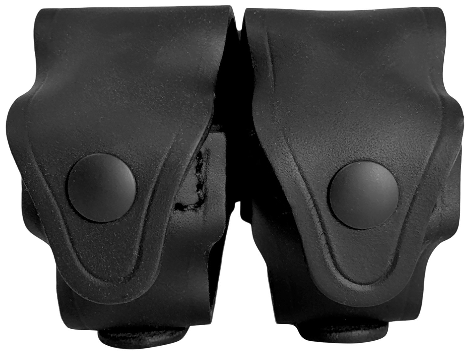 1791 Gunleather RVSLDSBLA Speed Loader Double Carrier Black Steerhide - 1791 Gunleather