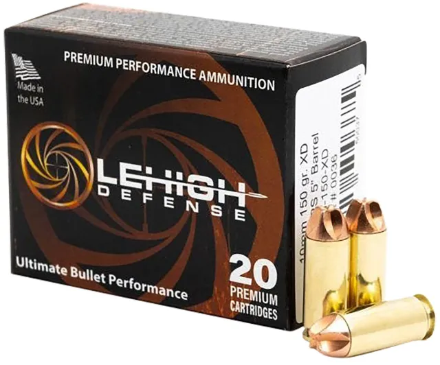 Buy Lehigh Defense LA10150XD 10mm Auto 150gr - 20rd Box / 10ct Case online
