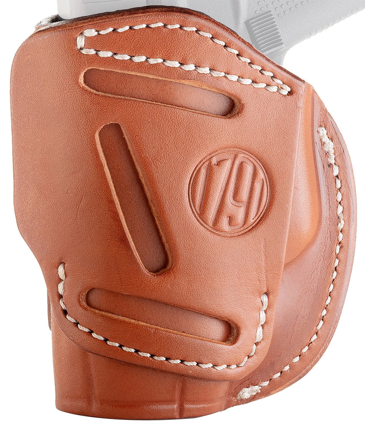 1791 Gunleather 4WH-2-CBR-R 4-Way Holster Classic Brown RH Size 2 - 1791 Gunleather