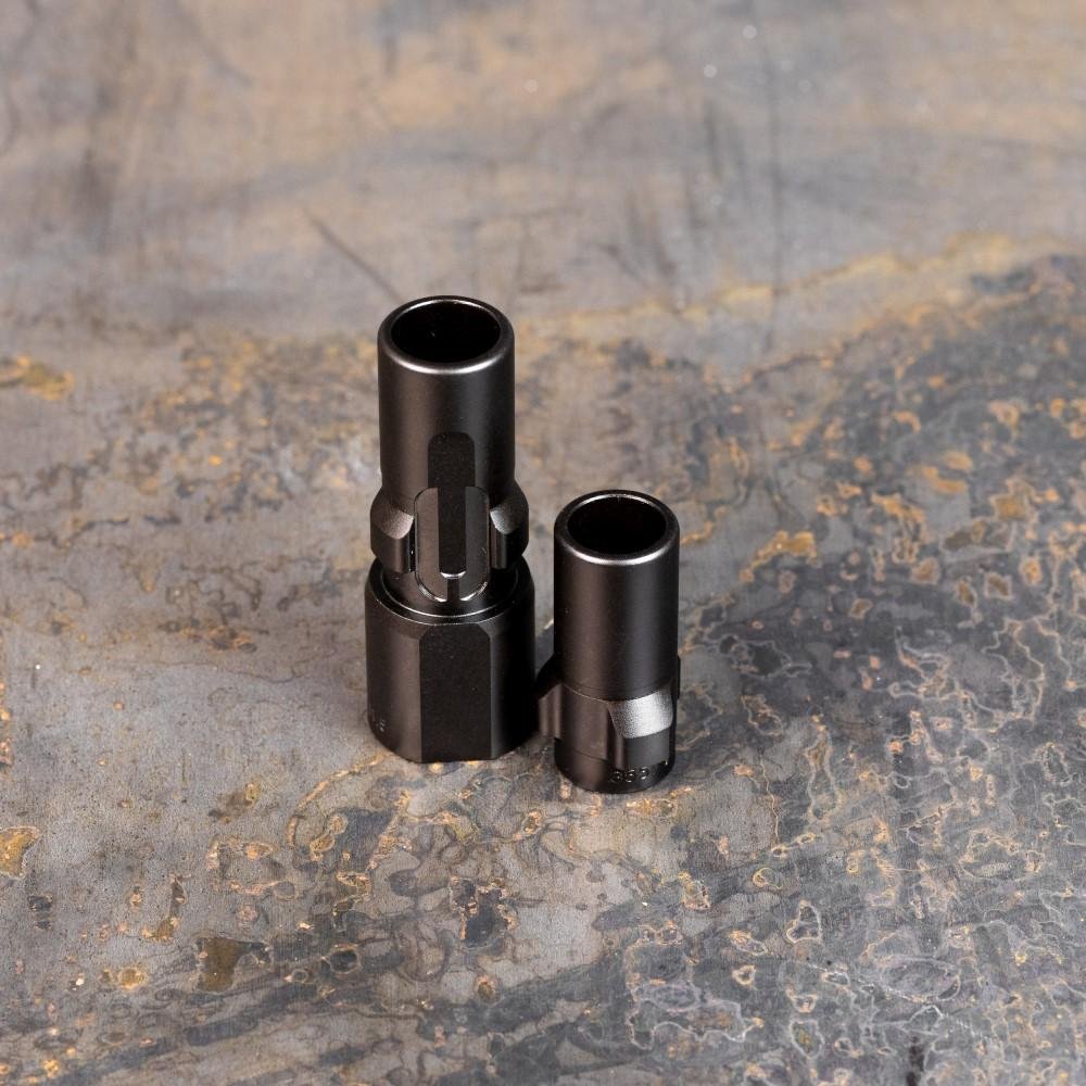 Buy SilencerCo 3-Lug Muzzle Device 5/8x24 9mm Black online