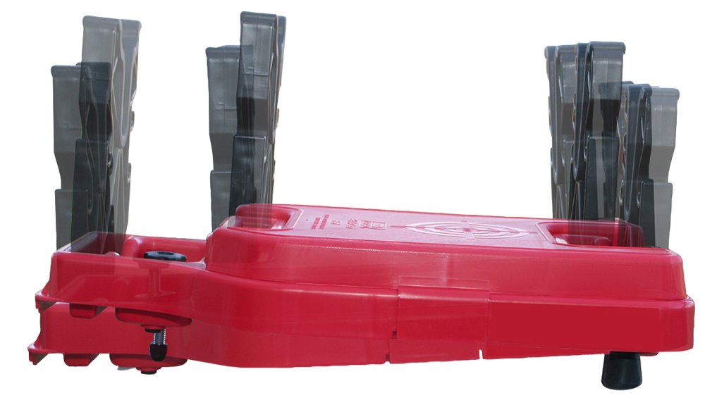 MTM Case-Gard SNCR30 Adjustable Feet In-Clean Shooting Rest Red - MTM Case-Gard