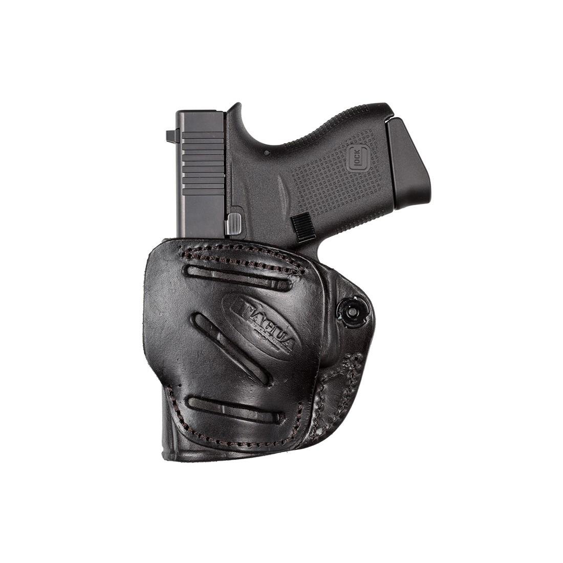 Tagua Gun Leather TX-IPH4-020 S&W J-Frame/Ruger LCR/Bodyguard .38 RH Black - Tagua Gun Leather