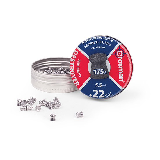 Crosman Destroyer Pellets .22 cal 175 ct. UPC: 028478137431 - Crosman - .22