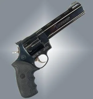 Pachmayr Diamond Pro Grip S&W N Frame Round Butt Rubber Black - Pachmayr