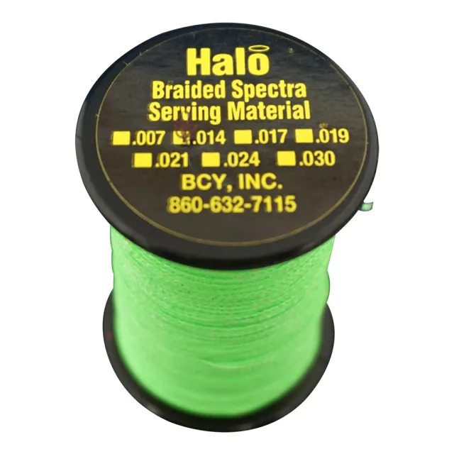 Buy BCY Halo Neon Green .014 120 yds. Braided Spectra Serving online