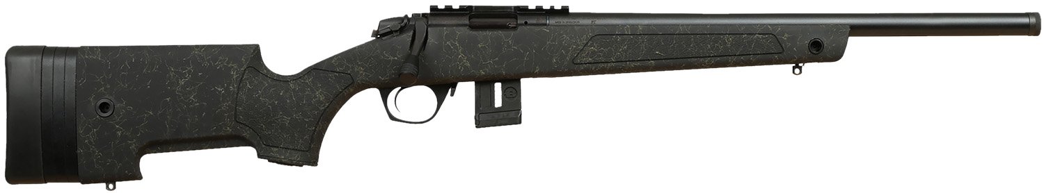 Bergara BMR011 Rimfire Rifle 17HMR 10+1 Black Matte Grey 18" Barrel - Bergara - 17 HMR