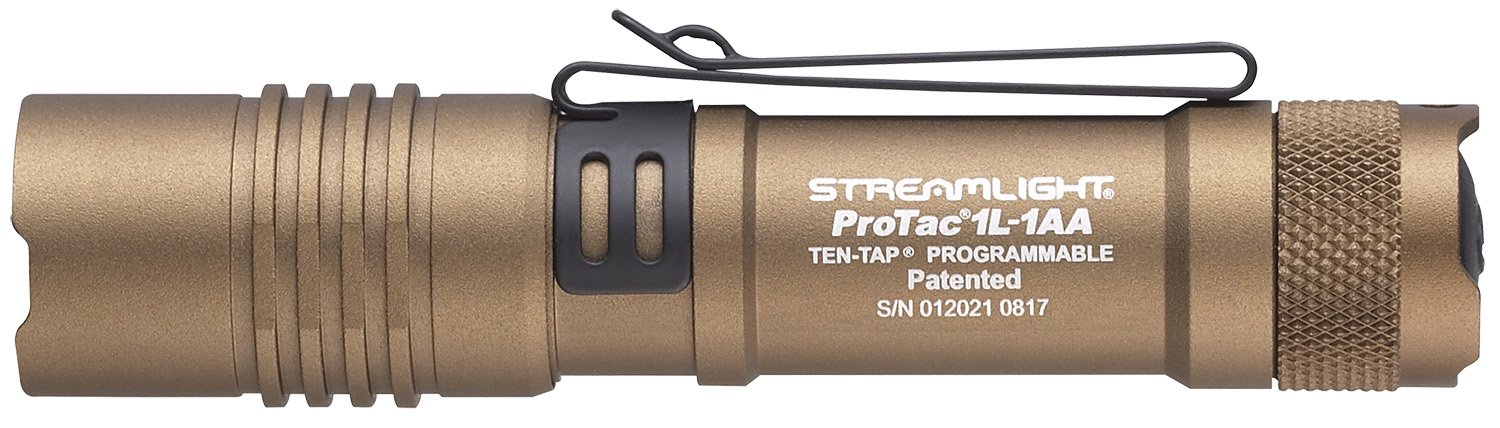 Buy Streamlight 88073 ProTac 1L AA Flashlight, 350 Lumens, Multi-Fuel, Coyote online