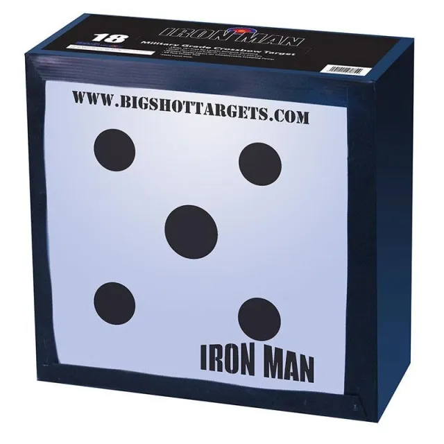 Big Shot Archery IM 18 Iron Man Crossbow Target 18x18x12 400 FPS Rated - Big Shot Archery