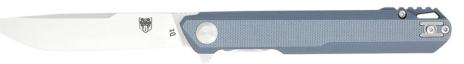 CobraTec CTMONGRY Monarch 3.5" D2 Blade Folding Knife Gray G10 Handle - CobraTec Knives