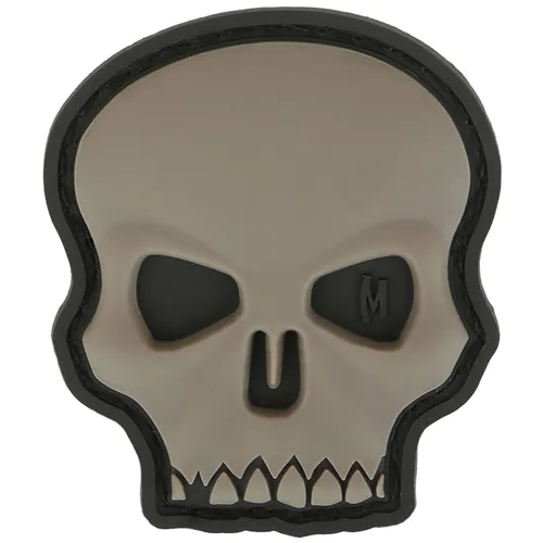Maxpedition Hi Relief Skull Morale Patch Velcro Back PVC