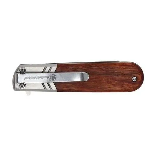 Buy Smith & Wesson Executive Spring Assist Barlow Knife 2.75 In Wood online