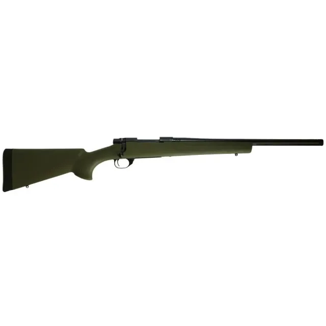 Howa M1500 Hogue HGR73123 308 Winchester 20" 4-Round Green Rifle - LSI - 308 WINCHESTER