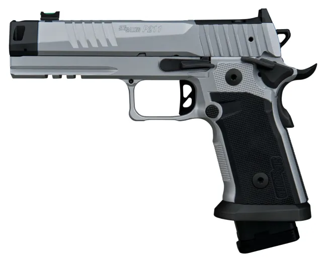 Sig Sauer P211 Quicksilver 9mm Luger 4.4 In 22 Rd Silver Cerakote