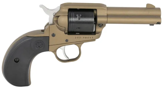 Buy Ruger Wrangler 2017 Revolver, 22 LR, 3.75" Burnt Bronze Cerakote Barrel, 6-Round Capacity, Birdshead Synthetic Grip, Blade Front & Integral Rear Sight online
