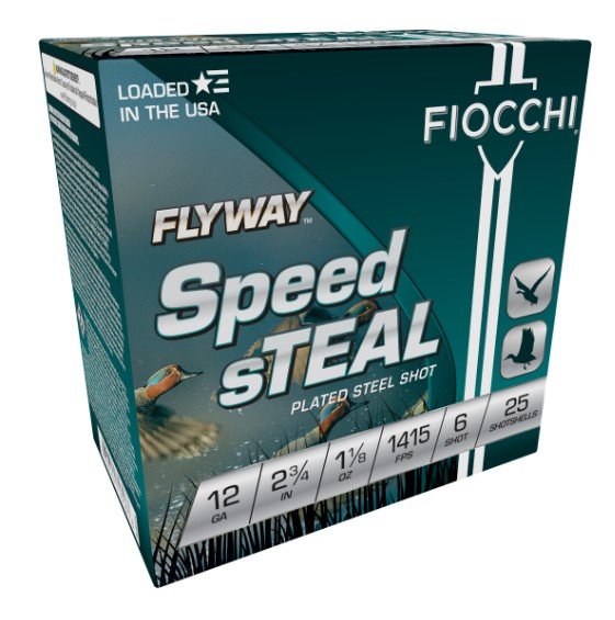 Fiocchi Flyway Speed Steel 12Ga 2.75In 1-1/8oz #6 25/Box - Fiocchi - 12