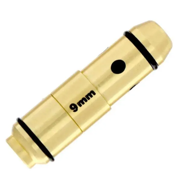 LaserLyte 1226992 9MM Red Laser Cartridge Trainer Brass Bore Sighter - LaserLyte - 9MM