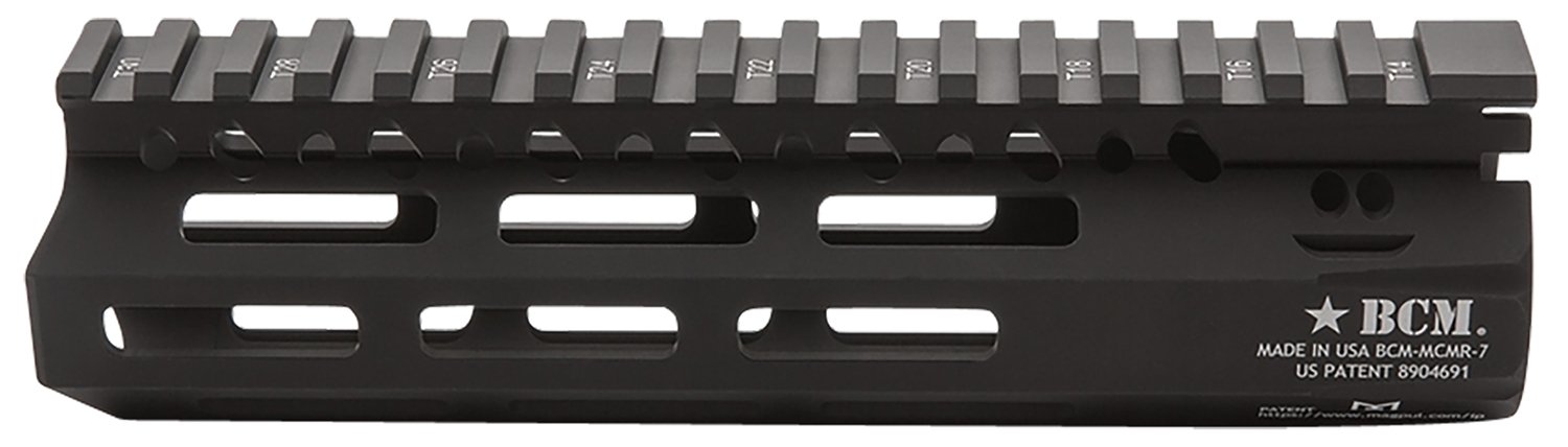 BCM MCMR7556BLK 7" M-LOK Free-Float Handguard, Aluminum, Black Anodized - Bravo Company Manufacturing