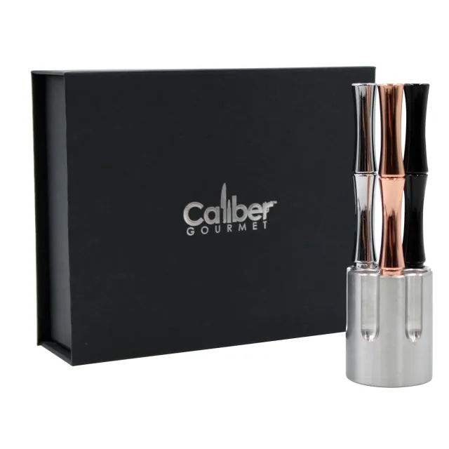 Caliber Gourmet CBG-1062 3-Piece Revolver Cylinder Pen Gift Set - Caliber Gourmet