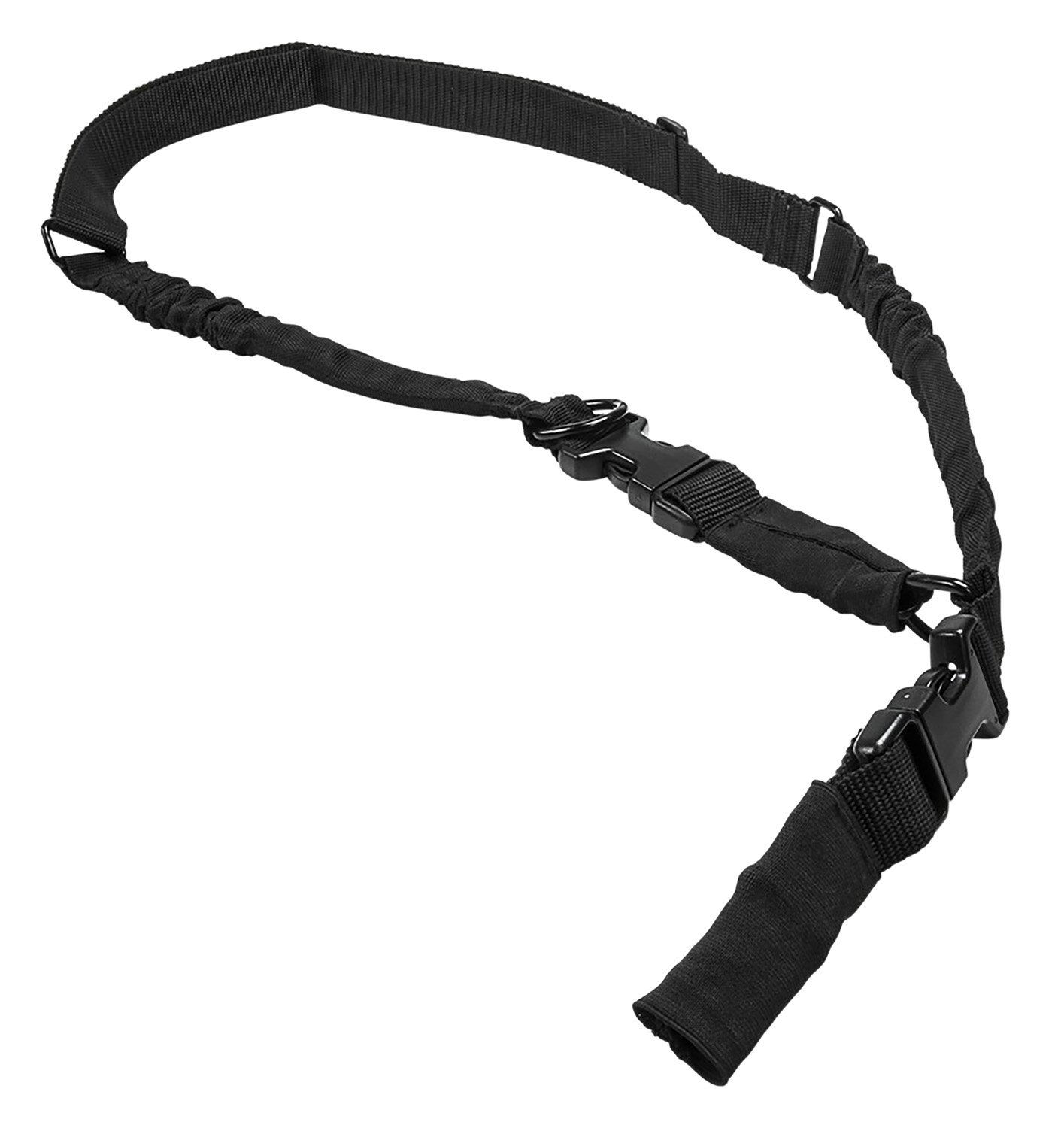 NcSTAR AARS21PB 2/1-Point Sling 1.25in Adjustable Bungee Black 55-72in - NcSTAR