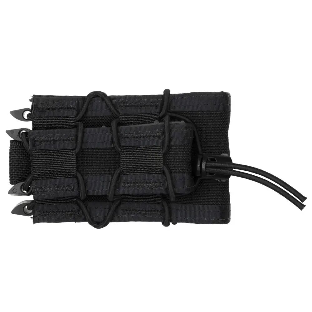 High Standard TACO Double Decker Black Nylon MOLLE 11DD00BK - High Standard