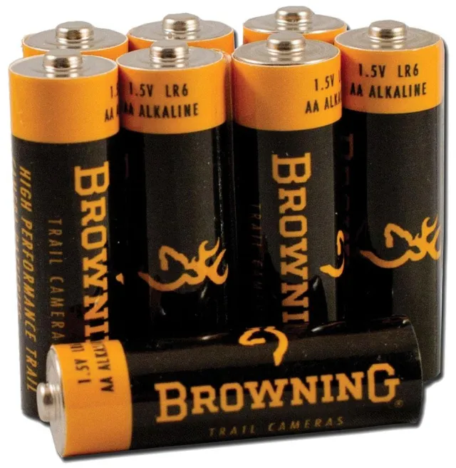Browning Trail Cameras AA Alkaline Batteries - 8 Pack - Prometheus Group Llc/Browning Camera