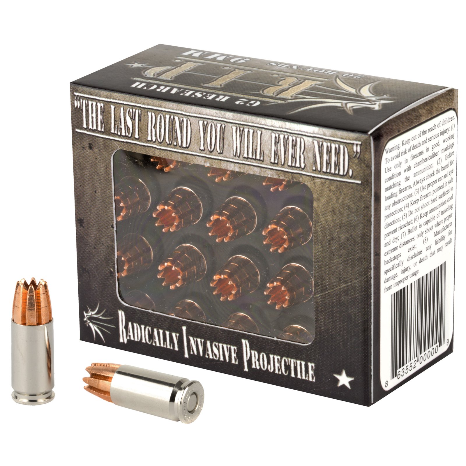 G2 Research RIP 9mm Luger 92gr Hollow Point Ammo 20 Rounds - G2 Research - 9 mm Luger