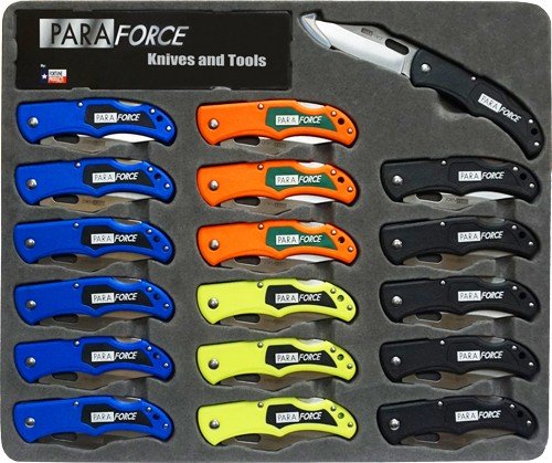 AccuSharp ParaForce Lock Back Knife Set 801LBKS 18 Knives Display - Fortune Products (Accusharp)