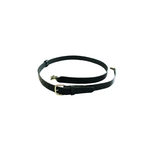 Boston Leather Firefighter Radio Strap Original 1.25In Leather Brown - Boston Leather