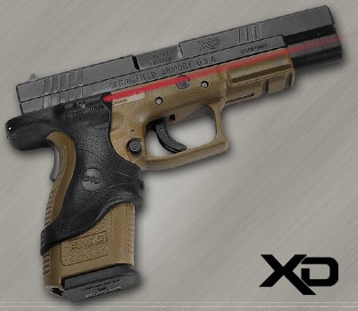 Buy Crimson Trace LG-446 Lasergrips for Springfield XD 9mm 40 S&W Black online