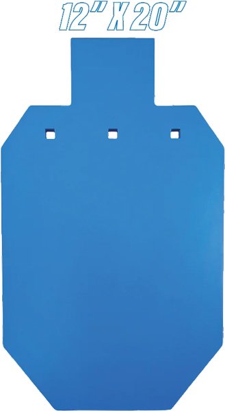 Bash Target 932 AR500 Silhouette Gong 2/3 Size 12"x20" 1/2" Steel - Bash Target Supply