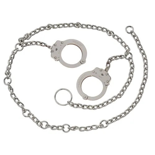 Peerless Handcuff Company Model 7002C Waist Chain with Handcuffs