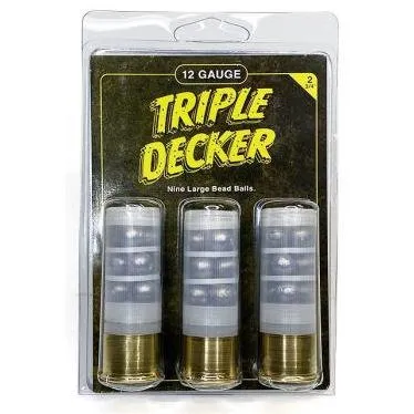 Reaper Defense Triple Decker Shotshell 12ga 2-3/4 9 Pellets with Discs 3/ct