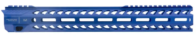 Strike Industries SI-STRIKERAIL-155-BLU AR-15 15.5" Blue M-LOK Handguard - Strike Industries
