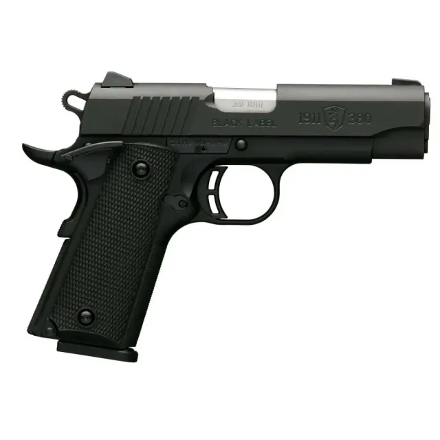 Browning 1911-380 Black Label Compact 380 ACP 3.625 in Barrel 8 Rounds - Browning - 380 ACP