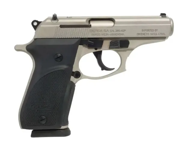 Bersa THUN380PNKL15 Thunder 380 Plus ACP 3.50" 15+1 Nickel Cerakote...