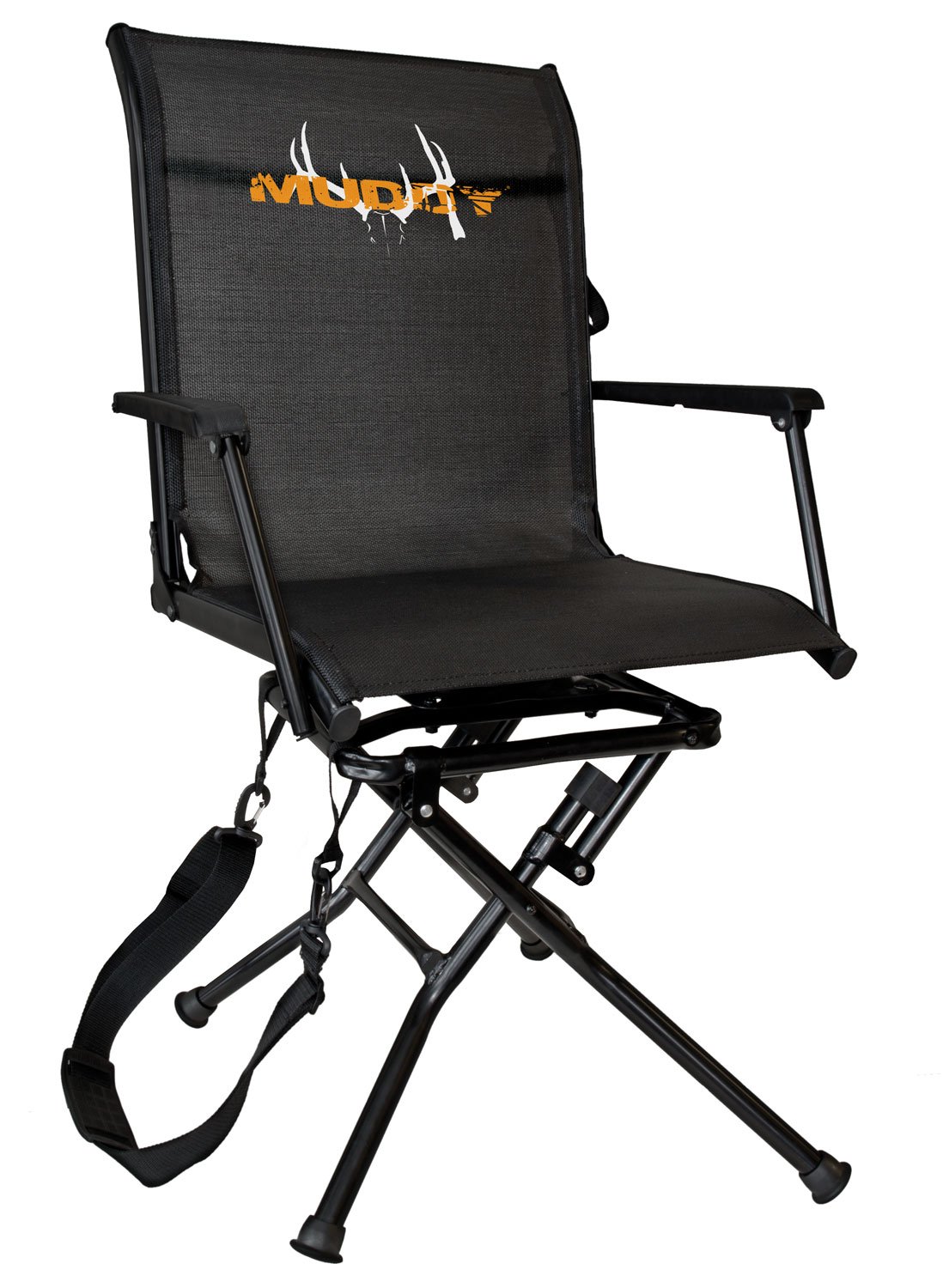 Buy Muddy MUDMGS400 Swivel-Ease Ground Seat Black Steel 360° Swivel Chair online
