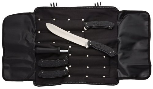 Browning 3220446 Primal Fish/Game Butcher Kit with Knife Roll - Browning