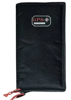 Buy GSM Outdoors G-Outdoors Medium Pistol Sleeve Locking Zipper Black online