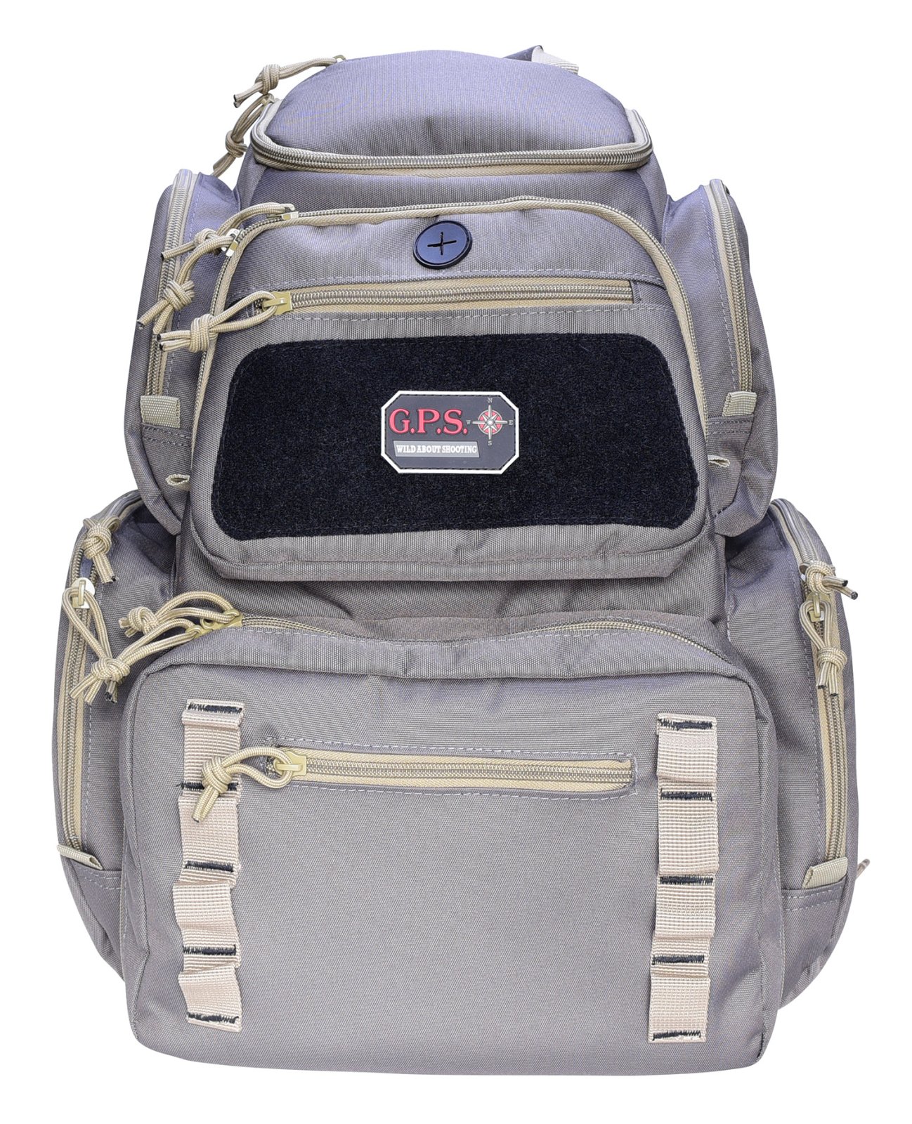 G Outdoors 1712BPRK Pistolero Backpack Rifle Green/Khaki, Holds 5 Handguns - GPS