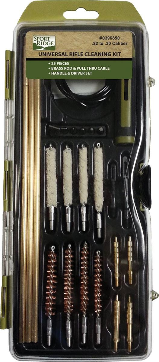 Military Armament Sport Ridge Universal Rifle Cleaning Kit 25pc Brass Rods - Military Armament Corporation