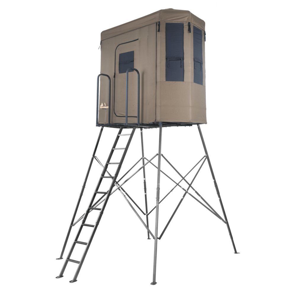 Buy Millennium Q-200-00 Buck Hut Shooting House, 7' H, Steel/Fabric, 323 lbs online