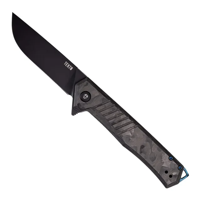 TEKTO F1 Alpha F1RCCBKD2BK1 Forged Carbon Handle Blue Accents D2