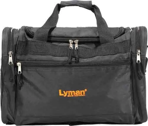 Lyman Handgun Range Bag Black Nylon with Carry Strap