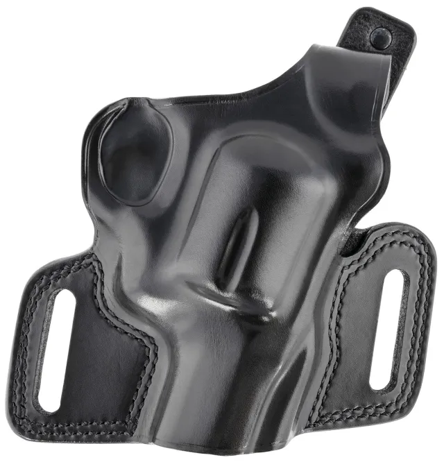 Galco SIL126B Silhouette OWB Black Leather Holster for S&W N Frame - Galco International
