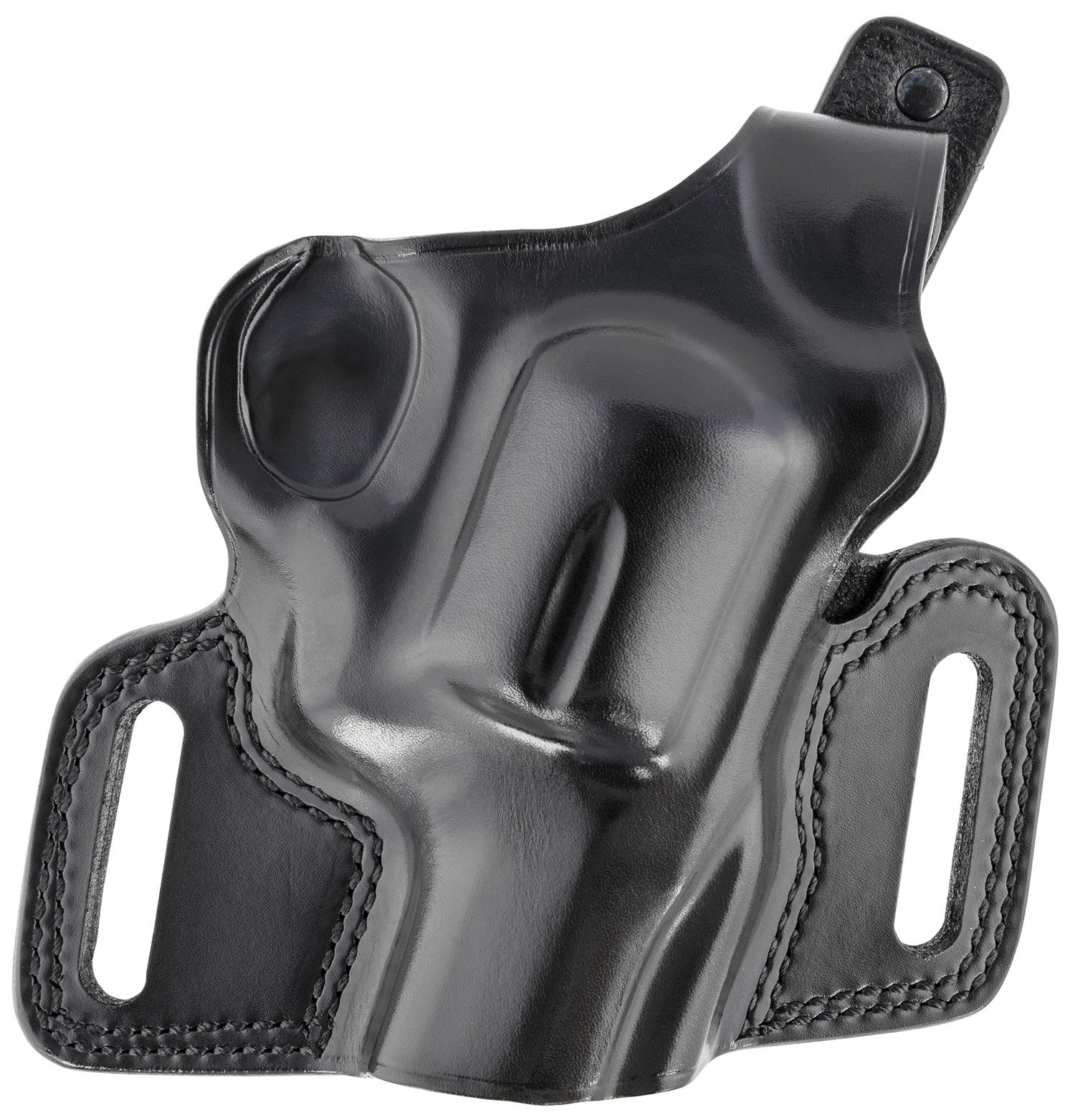 Galco SIL212B Silhouette OWB Black Leather Holster for 1911 3-5" Barrel - Galco International