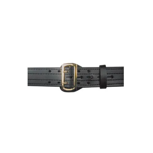 Boston Leather Sam Browne Belt Four-Row Stitched 2-1/4 In Wide - Boston Leather
